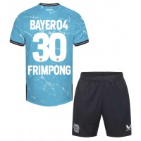 Bayer Leverkusen Jeremie Frimpong #30 Kolmas Peliasu Lasten 2023-24 Lyhythihainen (+ Lyhyet housut)